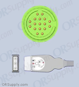 Siemens ECG Cable, 3-Lead AHA