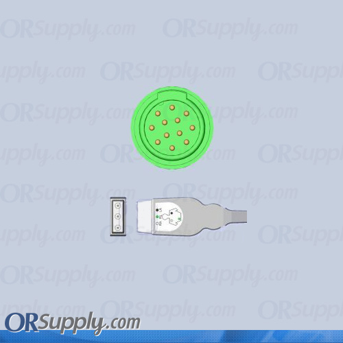 Kontron ECG Cable, 3-Lead Inverse AHA