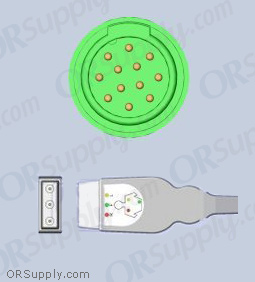 Kontron ECG Cable, 3-Lead IEC