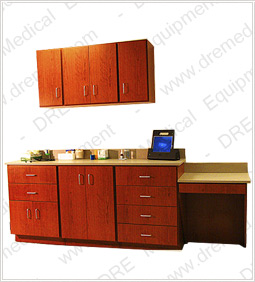 DRE Pro Series Cabinet - 6 Drawers, 4 Door Cabinet, 4 Door Wall Cabinet and Desk