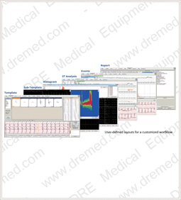 DRE Sage 12c Holter software layouts