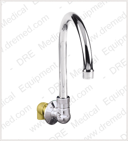 DRE Wall Mount Spout Base with Swivel Gooseneck Spout 