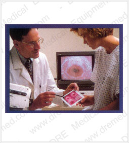 Welch Allyn Video Colposcope - Patient Reviewing Images