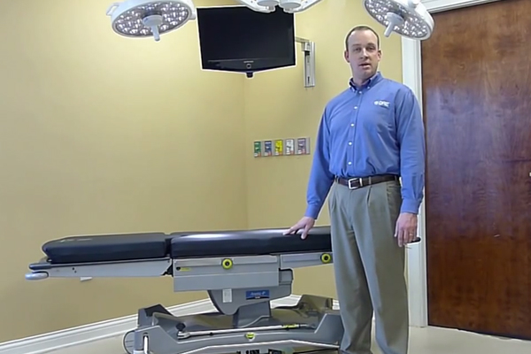 The DRE Versailles P-100 Powered Mobile Surgery Table is a versatile, multi-position device unique to the market.