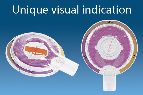 The FLOCAP CO2 Detector and Flow Indicator is a single-use device that aids caregivers in high-stress environments.