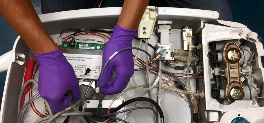 An Inside Look at DRE’s Anesthesia Machine Refurbishing Process